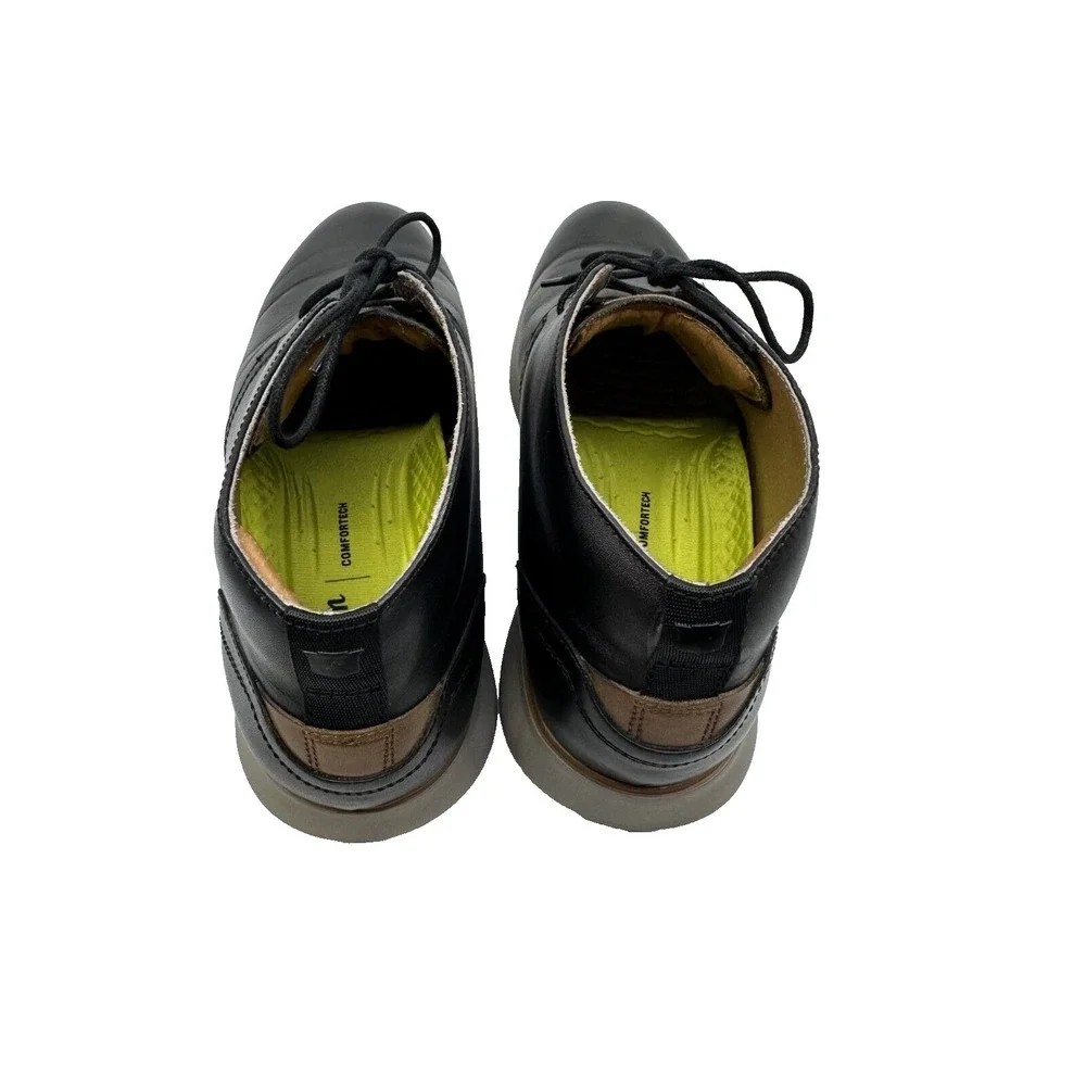 Florsheim Men's Fuel Plain Toe Chukka BT Black Boot US 10.5 14241-001 NEW OPN BX